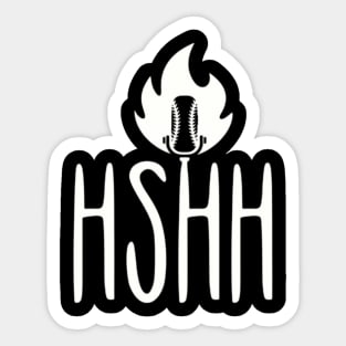 HSHH Alternate Logo - WHITE Sticker